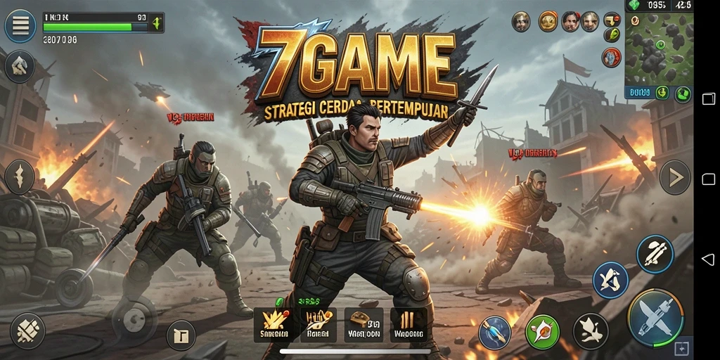 Tampilan gameplay menarik dari 7GAME yang menguji kecerdasan strategi.