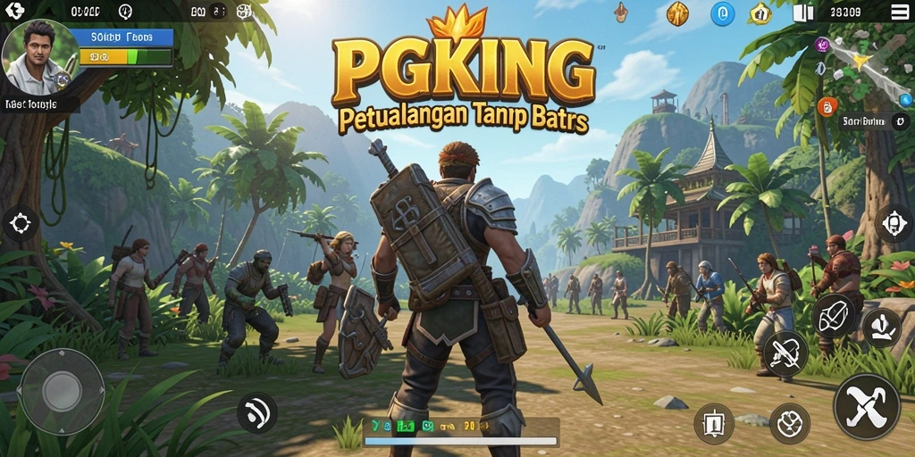 Gameplay Open World PGKING yang menakjubkan dan imersif.