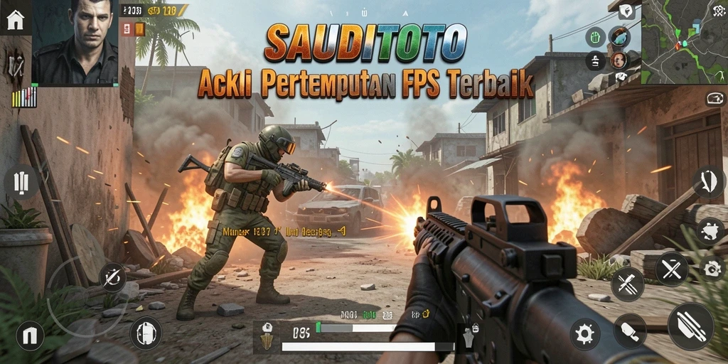 Tampilan gameplay SAUDITOTO yang menegangkan dan seru.