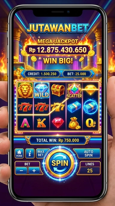Tampilan antarmuka utama jutawanbet yang ramah pengguna.
